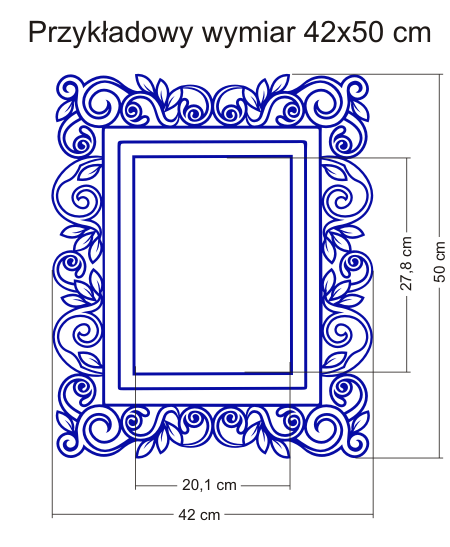 Naklejki z ramkami na ścianę do salonu i na klatkę schodową