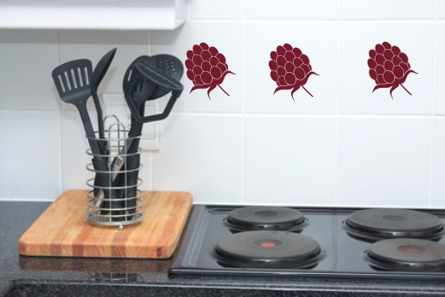 Naklejki na kafelki kuchenne malinka