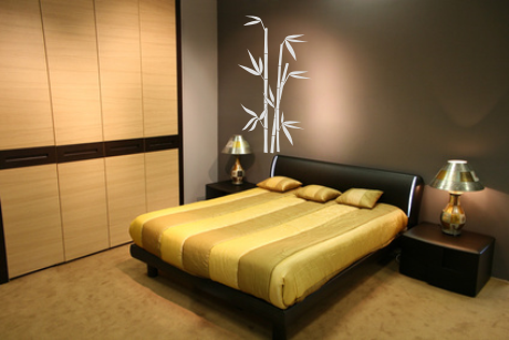 Naklejki na ścianę bambusy