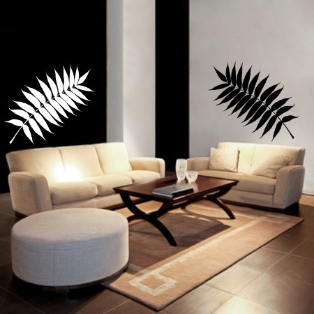 Naklejka listek samoprzylepny na ścianę