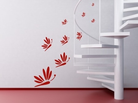 Naklejki na ścianę Zestaw Motyli M19