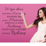 Napisy na ścianę w tym domu