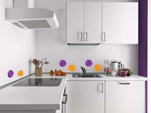 Naklejki do kuchni na płytki i ścianę Cytryny