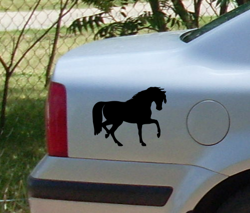Naklejka na samochód koń
