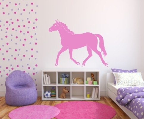 Naklejka koń samoprzylepny na ścianę
