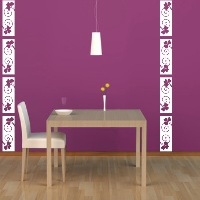 Naklejka na ścianie lateksowej pasek dekoracyjny z folii welurowej