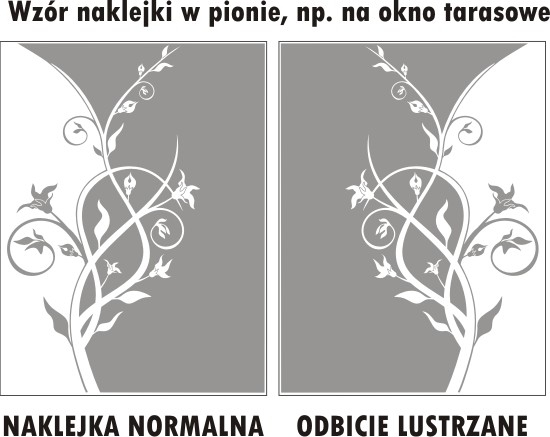 Różne wzory naklejek na okna do domu