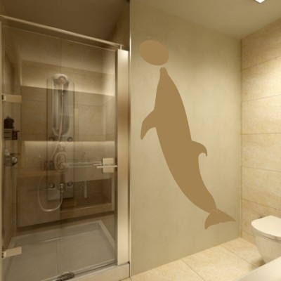 Naklejka ścienna delfinek 