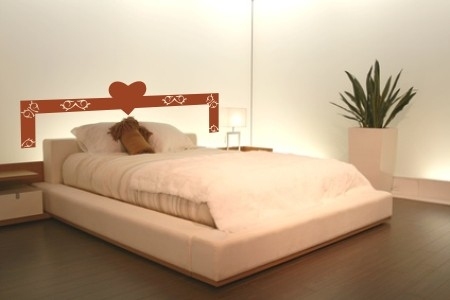 Naklejka matowa na ścianę sypialni