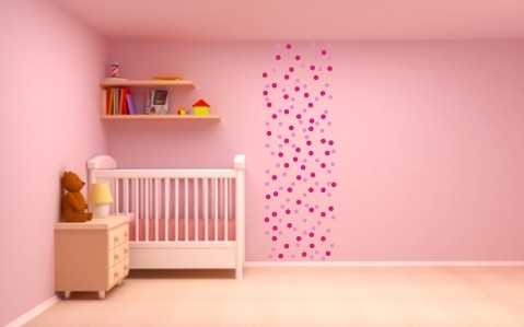 naklejki ścienne dla dzieci kółka