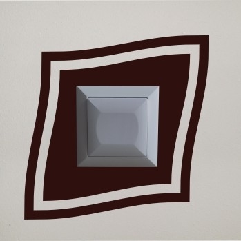 Naklejka welurowa pod włącznik W16