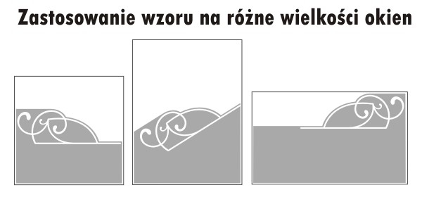 Naklejki na okna do kuchni i łazienki w różnych wymiarach