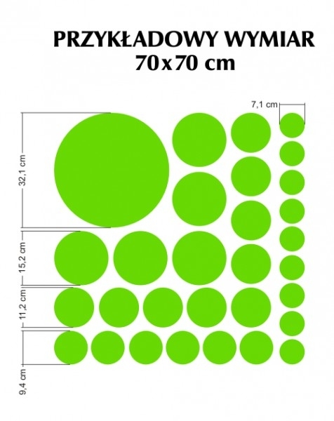 Naklejki ścienne kółka