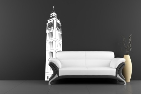 Naklejka z weluru do pokoju wieża big ben