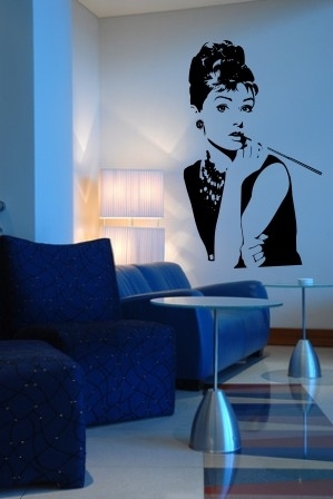 Naklejka na ścianę Audrey Hepburn M30