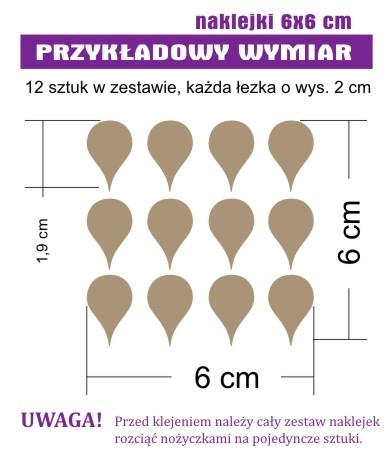 Welurowe naklejki znacznik do map