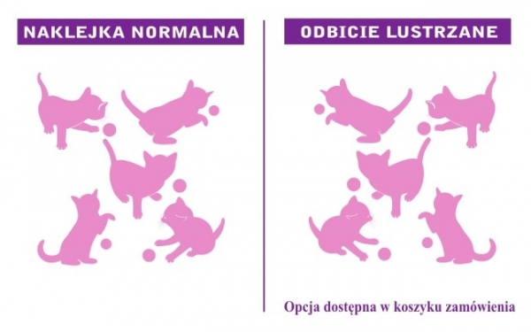 kotki samoprzylepne ścienne