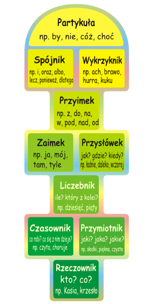 Naklejka na podłogę w szkole język polski