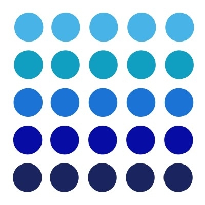 Naklejki na ścianę do pokoju dziecinnego koła w różnych kolorach