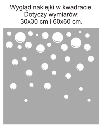 Folia na szybę do łazienki krople wody