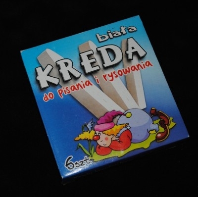 kreda biała 6 sztuk