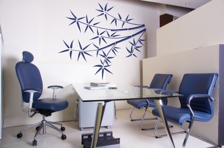 Szablony malarskie bambusy do dekoracji biura