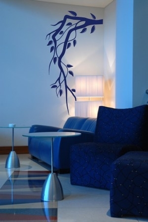 Naklejka gałązka na ścianę