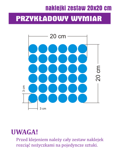 Naklejki dziecięce kropki