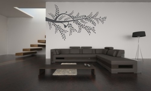 Naklejka gałąź drzewa na ścianę
