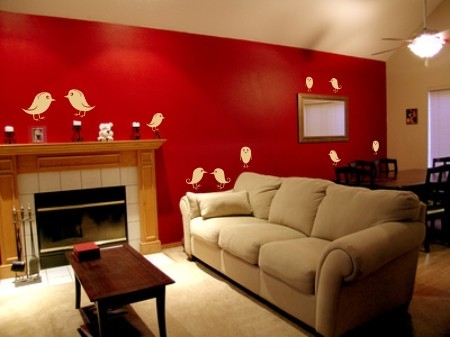 Naklejki na ścianę ptaszki 