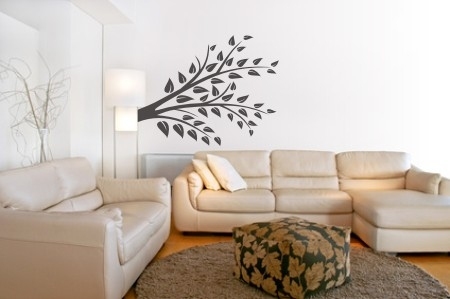 Szablony do malowania z gałązką na ścianę do pokoju