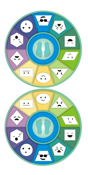 Naklejki korytarzowe odbicia lustrzane