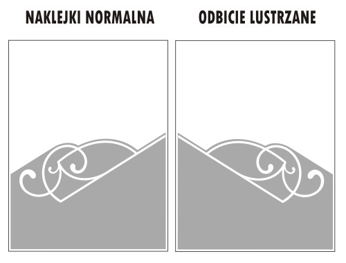 Naklejka folia na szybę do salonu i jadalni