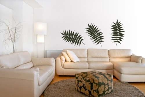 Szablon ścienny do pokoju z gałązką