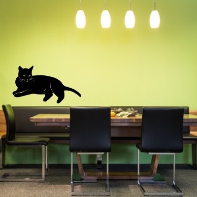 naklejka ozdobna na ścianę kot, kotek, kocur