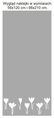 Naklejki na szyby z kwiatami