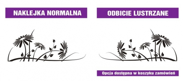 Naklejki wzory kwiatowe na ścianę