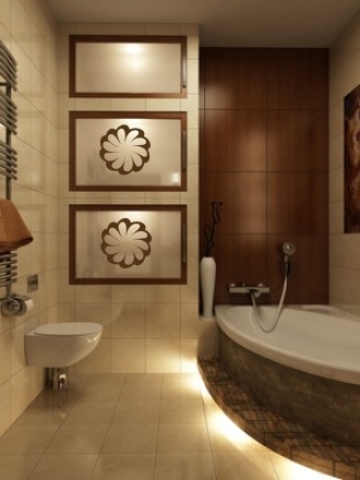 Naklejki na płytki do łazienki wzory kwiatowe