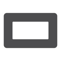 Naklejka welurowa podwójna pod kontakt W25