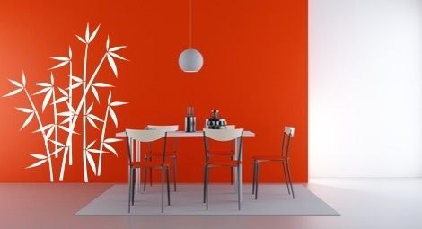 Szablon malarski do kuchni i jadalni bambus