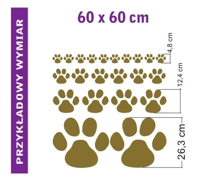 Naklejki ścienne Kocie ślady