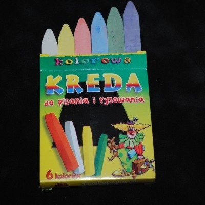 kreda kolorowa 6 sztuk