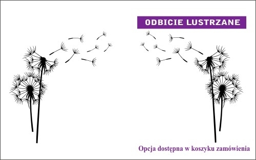 Przykłady szablonów w odbiciu lustrzanym