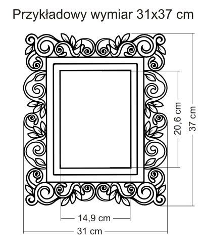 Naklejki ścienne z ramkami do zdjęć