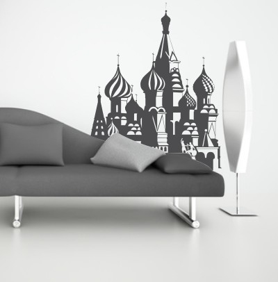 Naklejka na ścianę cerkiew wasyla