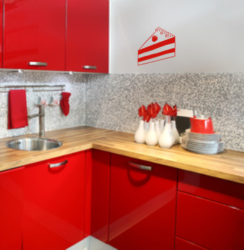 Szablony do malowania ciasto i tort na ścianę 