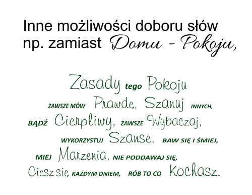 Napis na ścianie zawsze mów prawdę