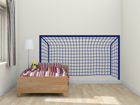 Szablon do malowania na ścianę boisko do piłki nożnej w pokoju chłopięcym