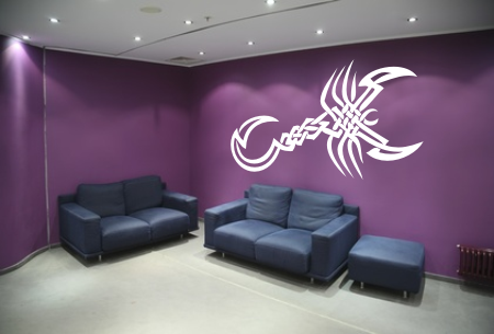 Szablon malarski na ścianę duży skorpion do pokoju młodzieżowego