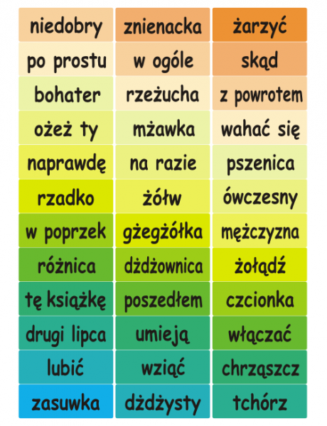 Naklejki na schody piszę i mówię poprawnie język polski